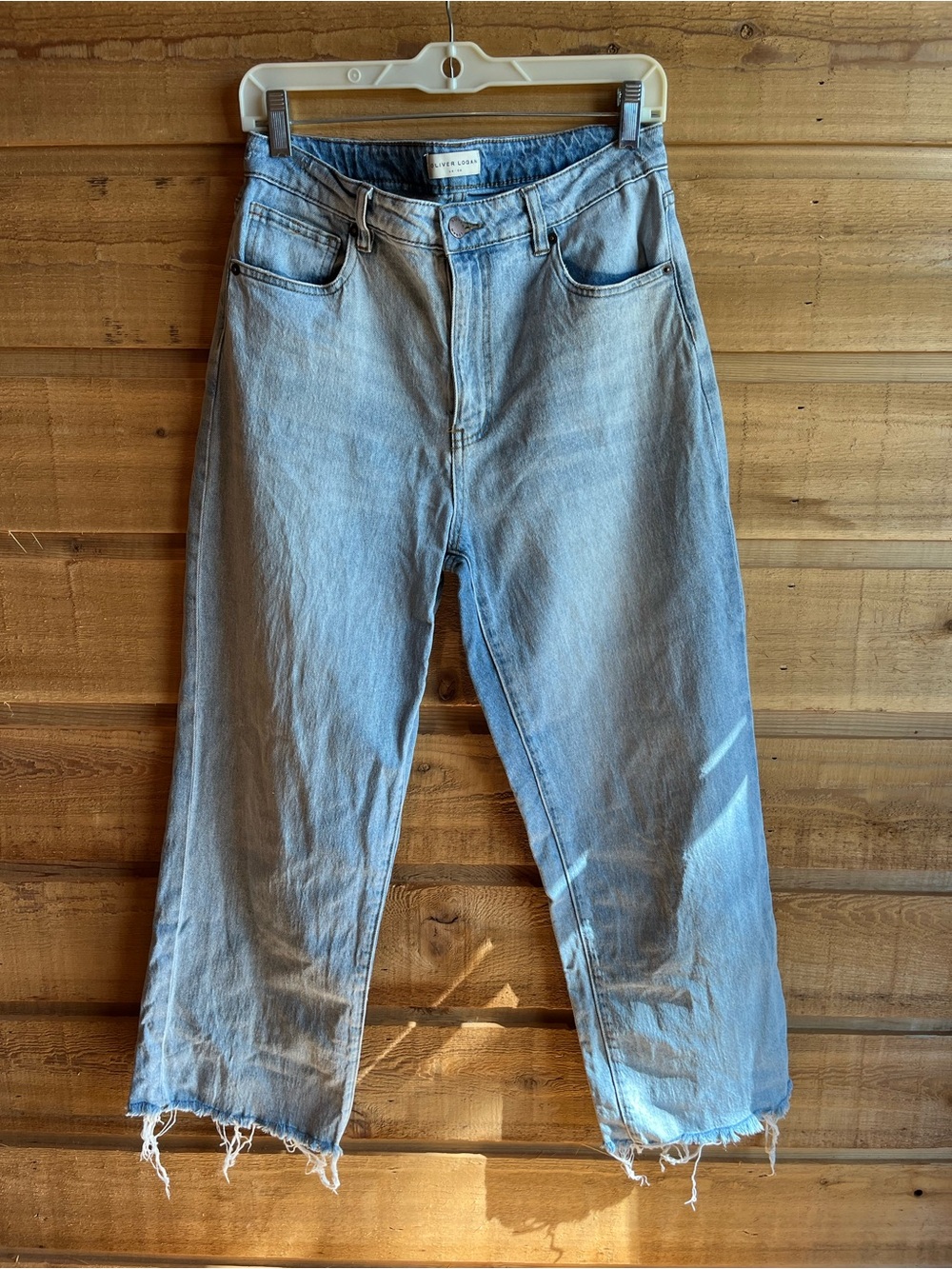 Oliver Logan - Light Wash High Ride Wide Leg Jeans